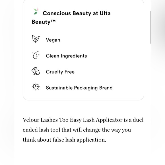 NIB VELOUR too easy lash applicator - Picture 3 of 3